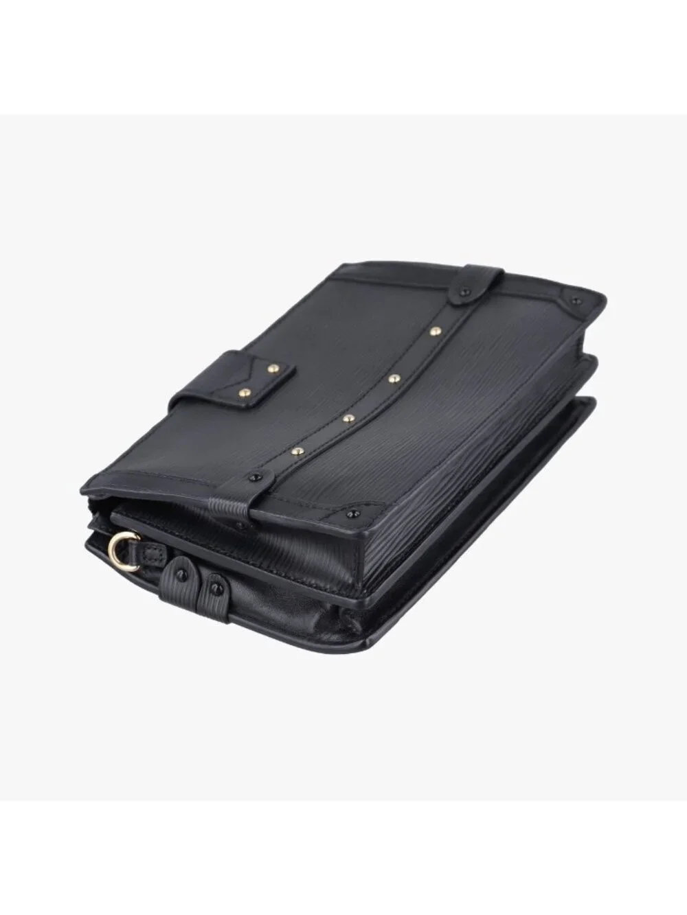 Louis Vuitton Trunk Clutch Black Epi and Present